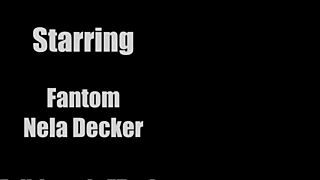 Nela Decker Poses Curvily in Mirror with Muscular Legs Flexed