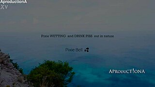 hey pixie, you really wetting yourself out here then gulping down that warm piss on the hike?