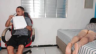 excited stepsis bares curvy ass teases brother for rough doggystyle