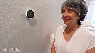 Stepson-In-Law Caught Peeping Up Short Skirt Gilf Footjob Creampie Adventure!