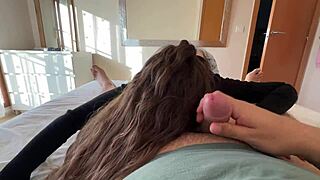 oh no pants ripped b4 massage no panties hairy pussy out