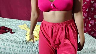 Horny Stepsister's Big Tits Ride Stepbrother Cock Wedding Style