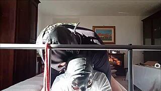 Bound Laura's Heels Stockings Body Takes Rough Milf Bondage Cumshot