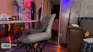 izi's huge ass worship anal double with big black cock toys