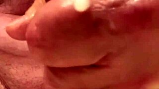 65 year old strokes slow motion to heavy cumshot reveal
