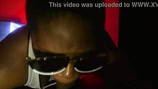 shy ebony lesbian dyke cheats sucking big black cock deepthroat riding while girlfriend at work