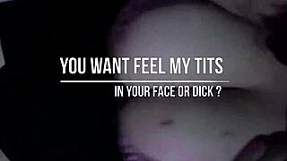 Goth BBW milf with huge natural tits commands jerk off in dirty talk roleplay session