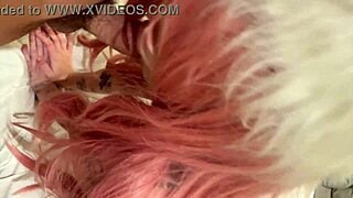 BABY IN STRAIGHT-JACKET With PINK HAIR Begs For Wet PUSSY Pounding! Who's Submissive Now??