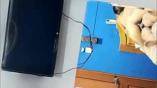 Padrastro Fucks Me Hard In Window I Ride Till He Squirts And Grinds His Balls