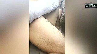 hairy pussy latina slut rides taxi cock doggystyle for cheating revenge pov