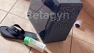 called the cute redhead neighbor girl over and he f*cked me hard while husband was out