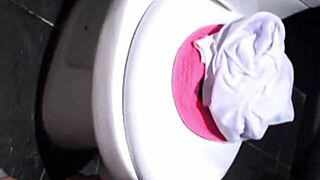 Carina 18 brunette Colombian teen fingers wet pussy to shaking orgasm