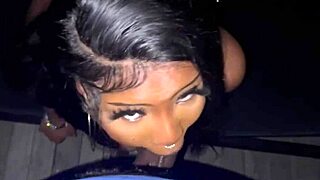 wet latina milf petite gives sloppy blowjob swallows huge cum mouthful full homemade video