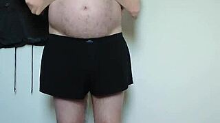 Chubby German Carmen Coats Full Body In Sheer Nylon Pantyhose