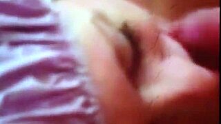 Samantha Vlad Swallows Massive Facial Creampie Cumshot After Teen Blowjob