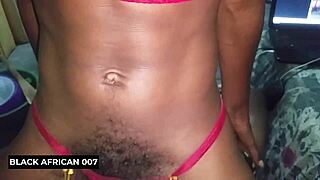 skinny girlfriend's friend stripped teasing her big ass for me in lingerie... full vid!