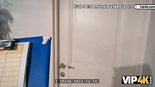 Slutty teen debtor rams tight pussy and asshole on massive cock to settle debt