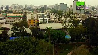 colombian milf with huge tits does yoga routine then rides big cock in bed