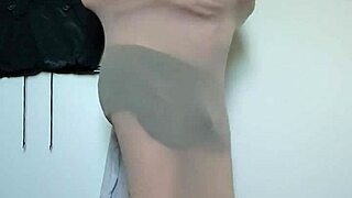 Chubby German Carmen Coats Full Body In Sheer Nylon Pantyhose