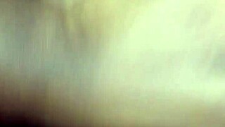 Bent over ebony quickie creampie doggy in homemade ghetto ass pounding