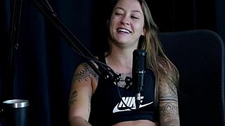 Swingers Interview Turns Wild with Nerdy Milf in Lingerie and Toys