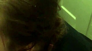 crazy redhead showers big black cock with deep suck