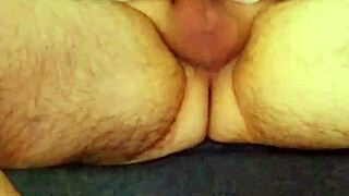 chubby latina masturbates juicy pussy hard with realistic sex doll toy solo homemade