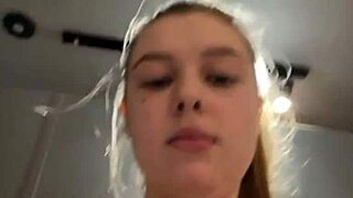 Big Tits Blonde Teen Fingers Natural Tits and Ass in Public Park