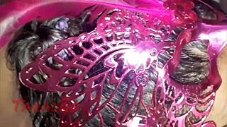 Greedy blowjob and rimjob from submissive bbw wife