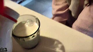 check out this skinny italian whore with huge natural tits getting fucked doggystyle by monster cock in abandoned spot