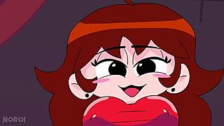 FNF GIRLFRIEND BEGS FOR BIG COCK DOGGYSTYLE CUM ON HUGE TITS!