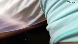 damn zamira's fat ass back from gym stepson rims her then footjob explosion