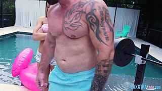 your tiny 18+ fuck doll mackenzie mace bounces on gi joey's cock pov