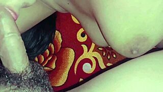 desi asian mature hammered hard home alone sloppy blowjob play