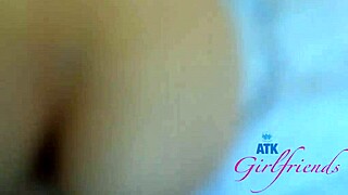 fiona sprouts pounded doggystyle. she footjobs before pov creampie