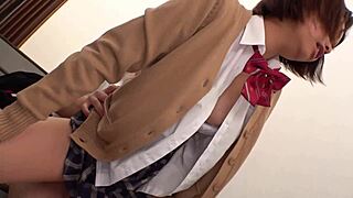 Cute Japanese Schoolgirl Teases Panty Flash Then Raw Fucks Senior On Stairs Part 3