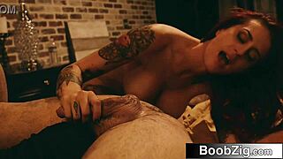 ROUGH PASSIONATE SEX WITH REDHEAD BIG TITS RIDING COCK FIXES INSOMNIA BEST