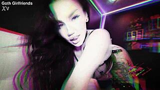 nova cane, that naughty goth gf, rides cock and loves pussy licks