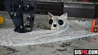 stepsister's halloween treat? my throbbing dick pounding her petite tits and ass pov hardcore