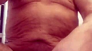 Chris's Shaved Shower Cam Show Explodes!