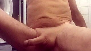 Chris's Shaved Shower Cam Show Explodes!