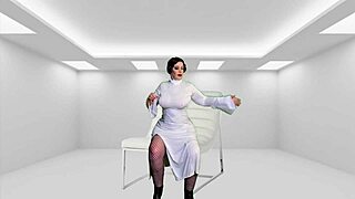 sith granny princess leia gives deep bj then missionary creampie pussy fill