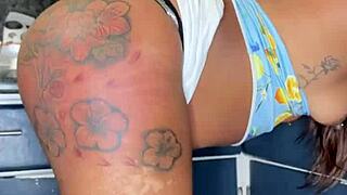 Merry Christmas, babysitter wants your big black cock doggystyle now?