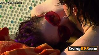 innocent bisexual kisses spark steamy swinger orgy and hardcore group sex