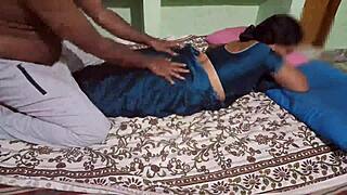 Hot Wife Licks Boyfriend's Juicy Cock in Maid Lingerie