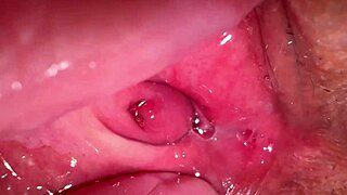 amateur milf shaves pink pussy 172 days post virginity loss close up