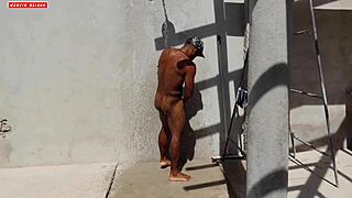 churrasqueira babe couldn't resist full linguiça buried in her ass