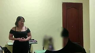 Housewife gets fucked hard by young roommate in taboo bedroom roleplay session