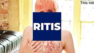 brunette college goth cums hard fingering in sexy uniform