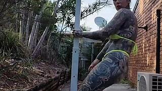 Micro Bikini Twerk Sensation Melody Radford Leaks Wild Pole Dancing and Ass Shaking!